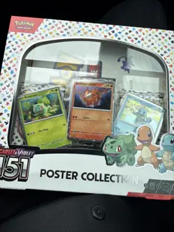 Pokemon Scarlet And Violet 151 Poster Collection Box * SEALED* - Image 1