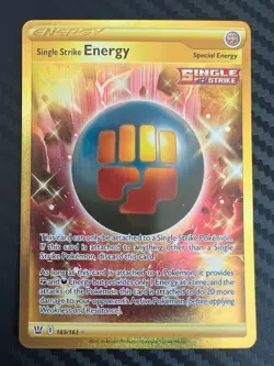 Pokemon TCG Battle Styles Single Strike Energy 183/163 NM - Image 1
