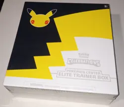 Pokemon 25th Anniversary Celebration Elite Trainer Pokemon Center Sealed Box - Image 1