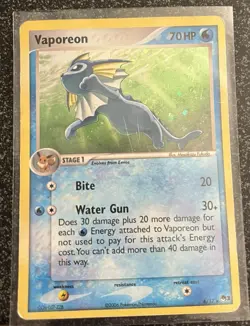 set of 8 vintage pokemon cards, played/ heavily played, mixed generations - Image 5