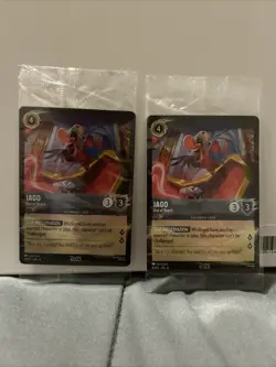 NEW Disney Lorcana Iago Out Of Reach Card D23 Gold Member Exclusive Foil Sealed - Image 1