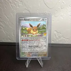 Eevee Pokemon TCG Reverse Holo Prismatic Evolutions Card 074/131 Pack Fresh - Image 1