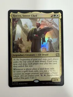 Rocco Street Chef Foil MTG Magic the Gathering Card NM Near Mint MAT - Image 1