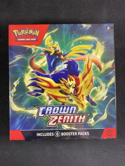 Pokemon Cards Crown Zenith Booster Bundle Swsh Factory Sealed - Image 1