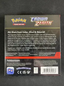 Pokemon Cards Crown Zenith Booster Bundle Swsh Factory Sealed - Image 2