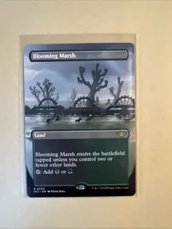 MTG Blooming Marsh OTJ 0300 R NM Regular Borderless Rare - Image 2