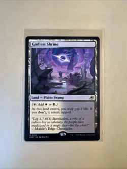 MTG Godless Shrine EOE 0254 R NM Regular - Image 1