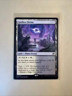 MTG Godless Shrine EOE 0254 R NM Regular - Image 2