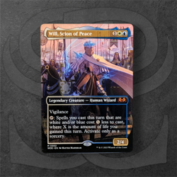 Will, Scion of Peace •Anime Borderless• Mythic Human Wizard • Wilds of Eldraine - Image 1