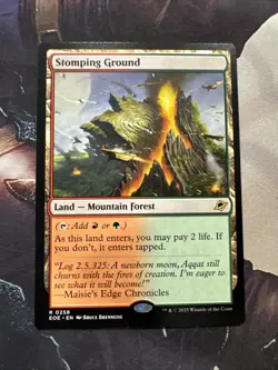 Stomping Ground EOE Edge of Eternities MTG Dual Land - Image 1