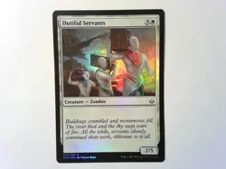 Foil Dutiful Servants Hour of Devastation - MTG Magic the Gathering White - Image 1