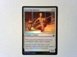 Foil Sparring Mummy Battlebond - Magic the Gathering Mtg White - Image 1