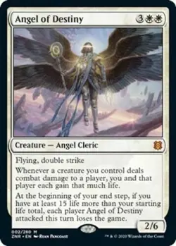 mtg magic angel of destiny ENGLISH FRENCH vf fr ange de la destinee - Image 1