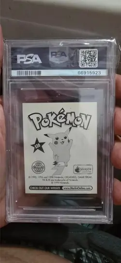 1999 MERLIN POKEMON S30 PIKACHU-PRISM PSA 10 GEM MINT - Image 2