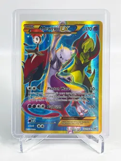 Pokemon Mewtwo EX Secret Rare 163/162 XY Breakthrough 2015 - NM / LP - Image 1