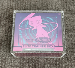 Pokemon Sealed Sword & Shield Fusion Strike Elite Trainer Box w/ Acrylic Case - Image 1