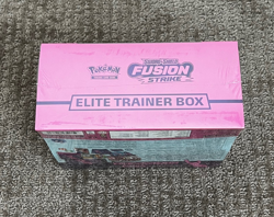 Pokemon Sealed Sword & Shield Fusion Strike Elite Trainer Box w/ Acrylic Case - Image 4