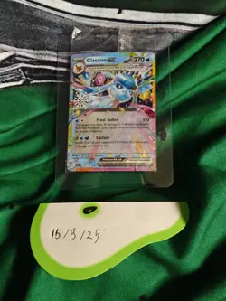 Pokemon TCG Glaceon EX 026/131 Holiday Calendar Promo 2025 Stamped - Image 1