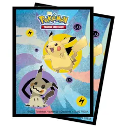 ULTRA PRO DECK PROTECTOR SLEEVES - POKEMON PIKACHU & MIMIKYU (PK65) - FREE P&P - Image 5