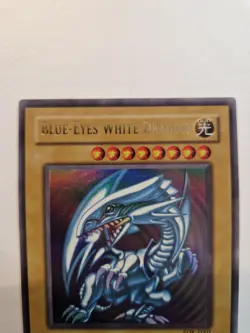 Yu-Gi-Oh Blue-Eyes White Dragon SDK-E001 Ultra Rare Unlimited Edition MP/HP - Image 4