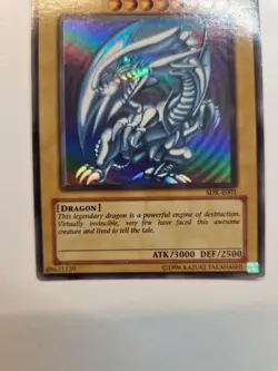 Yu-Gi-Oh Blue-Eyes White Dragon SDK-E001 Ultra Rare Unlimited Edition MP/HP - Image 5