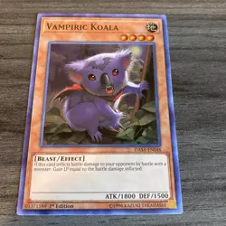 X3 Yu-Gi-Oh Vampiric Koala Dark Saviors DASA-EN048 1st Edition Super Rare X3 - Image 2
