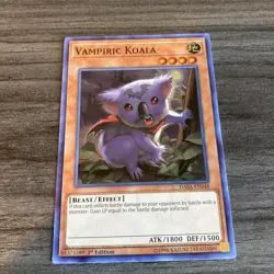 X3 Yu-Gi-Oh Vampiric Koala Dark Saviors DASA-EN048 1st Edition Super Rare X3 - Image 4