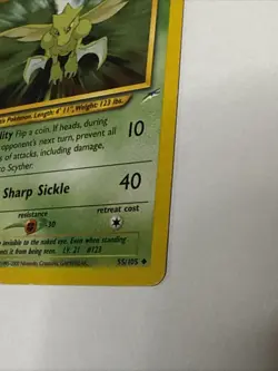 Scyther Unlimited 55/105 Neo Destiny LP Pokemon Card - Image 4