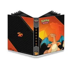 9-Pocket Pokemon Card Binder Charizard Full-View Pro Binder Elastic Strap New - Image 2