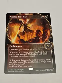 MTG - Warleader's Call (Showcase) MKM #315 (Reg & Foil) Murders Karlov Manor -NM - Image 2