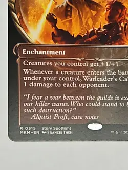 MTG - Warleader's Call (Showcase) MKM #315 (Reg & Foil) Murders Karlov Manor -NM - Image 3