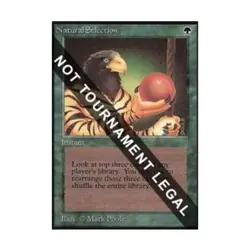 WOTC MtG Collector's Ed Natural Selection (CE) (R) VG - Image 1