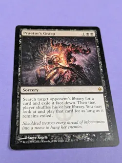MTG Magic: New Phyrexia: Praetor's Grasp #71/175 Rare - LP - Image 1
