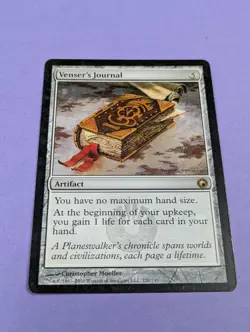 MTG Magic: Scars of Mirrodin: Venser's Journal #220/249 Rare - LP - Image 1