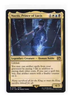 Noctis, Prince of Lucis R 0235 Regular Final Fantasy Magic the Gathering MTG NM - Image 1