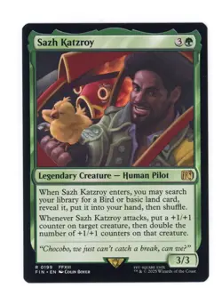 Sazh Katzroy R 0199 Regular Final Fantasy Magic the gathering MTG Card Eng NM - Image 1