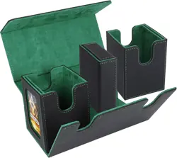 MTG Commander Card Storage Box - Fits 200 Double Sleeved Cards,3-In-1Card Deck C - Image 3