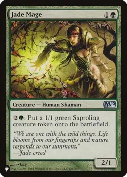 Jade Mage - Light Play MTG The List - Image 1
