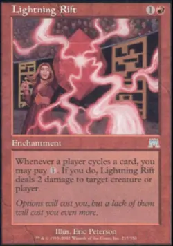 Lightning Rift - Medium Play MTG Onslaught - Image 1