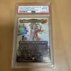 [PSA10] mc01 Mtg Magic Warrior Tina Borderless Foil Psa10 - Image 1