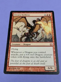 MTG Magic: Return to Ravnica: Utvara Hellkite #110/274 Mythic - LP - Image 1