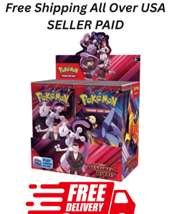 Pokemon TCG Scarlet Violet DESTINED RIVALS BOOSTER BOX Factory Sealed DENTED 36 - Image 1