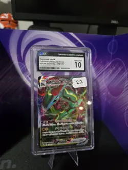 Pokemon- Rayquaza VMAX- Japanese FA Holo #108/172 - VSTAR Universe JPN- CGC 10 - Image 1