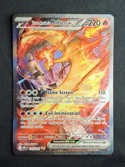 Pokemon Team Rockets Moltres EX 229/182 Destined Rivals Series - Image 1