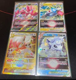4 Pokemon Card Lot VSTAR + 20 Random Cards - Image 1