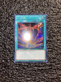 Yugioh! Raigeki Slifer Art MP24-EN056 Prismatic Secret Rare 1st Edition NM - Image 1