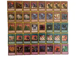 YUGIOH Dinosaur Deck w/ Sleeves Complete 40 Cards - Image 1
