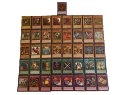 YUGIOH Red-Eyes B. Dragon Deck with BRAND NEW SLEEVES Complete 41 - Cards - Image 2