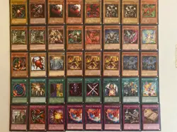 YUGIOH Red-Eyes B. Dragon Deck with BRAND NEW SLEEVES Complete 41 - Cards - Image 4