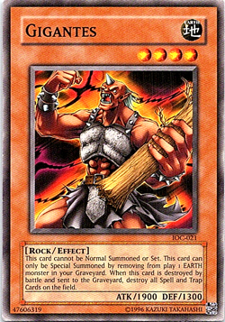 YUGIOH 3x Gigantes IOC-021 HP / MP x 3 - Image 1